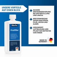 Firstfiller für Wasserbetten (Konditionierer-kombination zur Erstbefüllung)