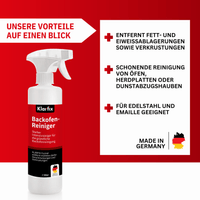 Backofenreiniger (Intensivreiniger gegen Fett, Eiweiß & Verkrustungen)