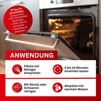 Backofenreiniger (Intensivreiniger gegen Fett, Eiweiß & Verkrustungen)