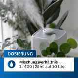 Hygienemittel (schaumfrei) Konservierungsmittel für Luftbefeuchter & Zimmerbrunnen
