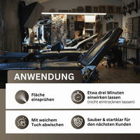 Tattoo-Farben-Entferner (Spezialreiniger für Tattoo-Stühle, Arbeitsflächen & Böden)