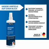 Whiteboard-Reiniger für Flipcharts, Magnettafeln und Planungstafeln
