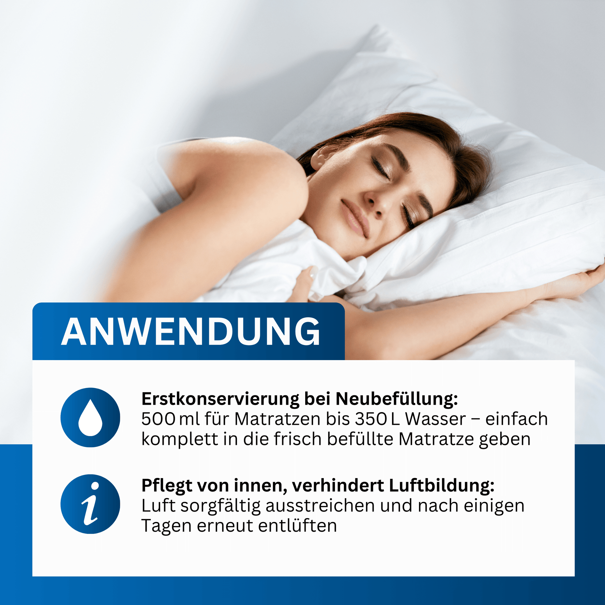 Firstfiller für Wasserbetten (Konditionierer-kombination zur Erstbefüllung)