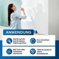 Whiteboard-Reiniger für Flipcharts, Magnettafeln und Planungstafeln